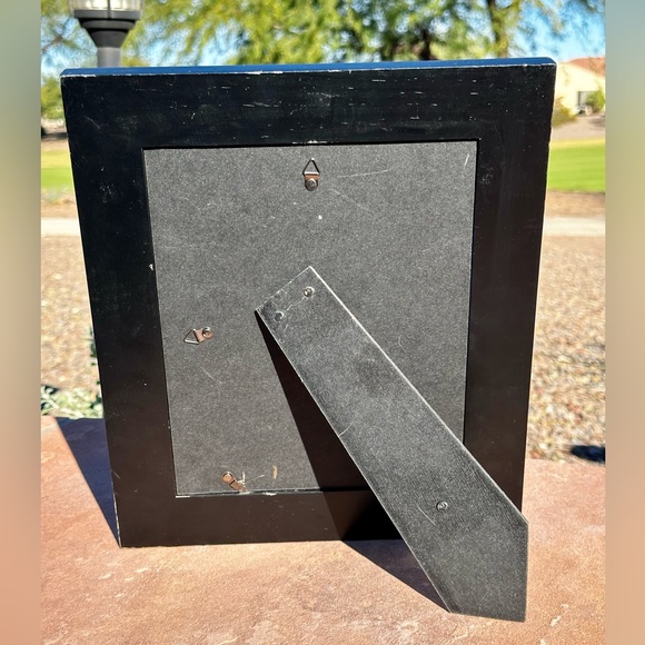 Needlepoint Framed “Work Fascinates Me” Hangable Frame stands. Hand made. - Picture 6 of 13